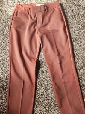 Women's Tailored Dress Pants in Dusty Rose